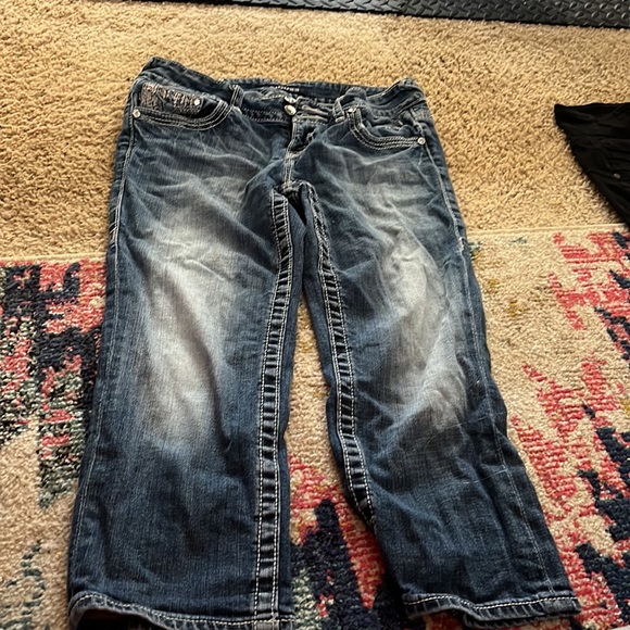 Vigoss Capri jeans size 5/6 length 21 - Picture 3 of 4